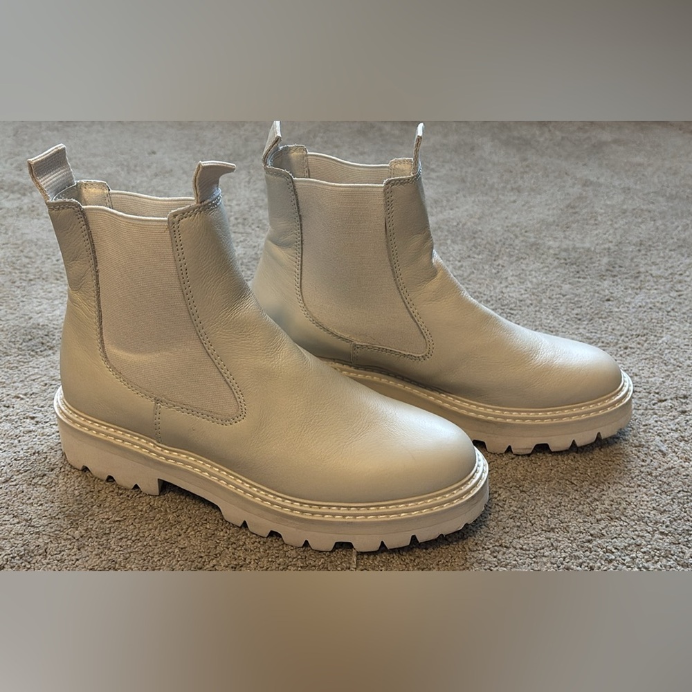 Dolce Vita cream colored boots